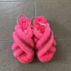 UGG ピンク ファー サンダル