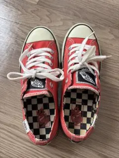 VANS スニーカー レッド チェッカーボードのサムネイル