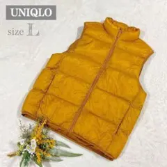 【ユニクロ】UNIQLO メンズ ウルトラライトダウンベスト 厚手ベスト L ○