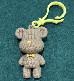 カラフルベアーマスコット クマ型キーホルダー ベージュ