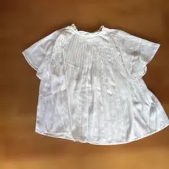 ロペピクニック　プリーツブラウス 半袖