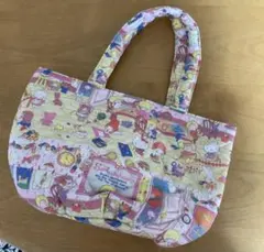 サンリオラッピングペーパー·トモダチキルティングナイロンミニバッグ