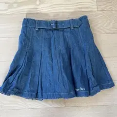 【mezzo piano】　デニムスカート　140cm