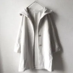 IENA イエナ　アンゴラ ビーバー フーデッドコート　比翼　 36