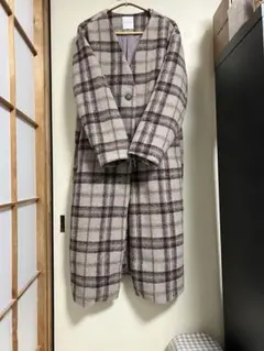 ＬＥＰＳＩＭ　チェック柄ロングコート