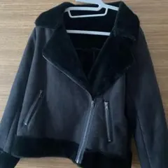 アウター　レディース　ムートンジャケット　フェイクファーアウター