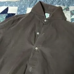 フィナモレブラウン コーデュロイ 長袖シャツ