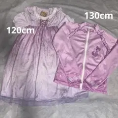 ⁑ ラプンツェル ワンピース ラッシュガード 2点セット