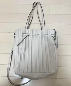 ZARA プリーツバッグ