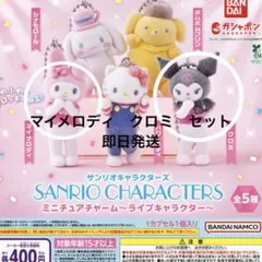 サンリオキャラクターズ ミニチュアチャーム ライブキャラクター 2個セット