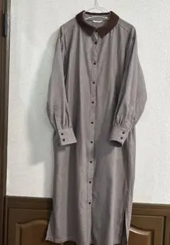 ◆スタディオクリップ　襟外せるアソートシャツワンピース