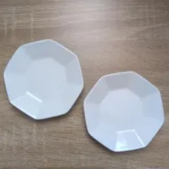 八角形 陶器皿 盛り塩皿 2枚セット