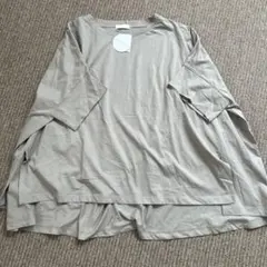 earthmusic&eclogy オーガニックコットン フレアTシャツ