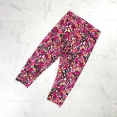 adidas 総柄レギンスパンツ スポーツウェア ピンク サイズM*KD939