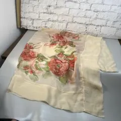 【最終處分SALE】CHANEL 香奈兒 絲巾 白色 A-9856