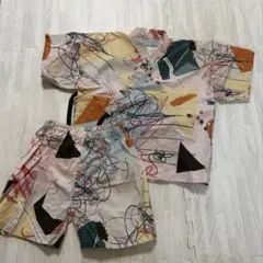 甚平　セット　浴衣　祭り　senobito 110 120