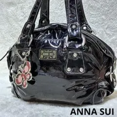 Y2K【美品】ANNA SUI アナスイ スタッズ バタフライ 2way バッグ
