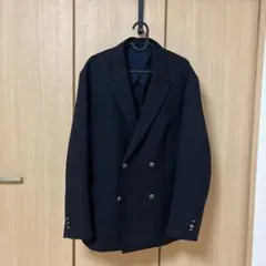GU 黒 ダブルブレスト ブレザー Lサイズ