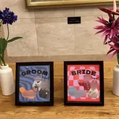 ウェディング　受付　受付アイテム　ペーパーアイテム　ハンドメイド