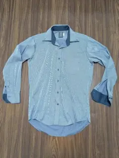 BRICK HOUSE メンズ 長袖ワイシャツ ストライプ