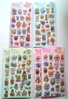 イタリアンブレインロット 立体シール きゅん トゥントゥンサフール 6点【新品】