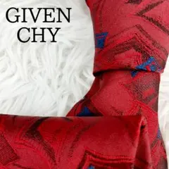 美品◎GIVENCHY ジバンシィ ネクタイ 抽象柄 幾何学模様 総柄