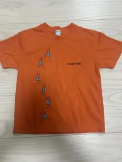 mont-bell キッズ Tシャツ 100cm オレンジ