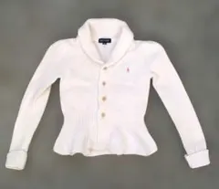 Ralph Lauren アイボリー カーディガン 120