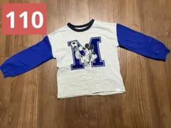 baby GAP ディズニー　ミッキーマウス　サッカー　長袖　Tシャツ　110