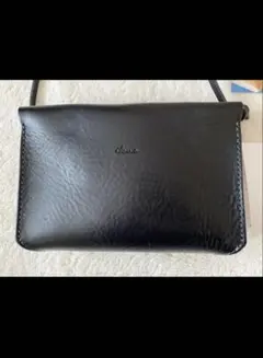 ibona レザー ショルダーバッグ ブラックのサムネイル
