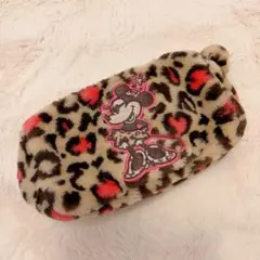 未使用 最安値 レア❤︎ミニーマウス ヒョウ柄ポーチ