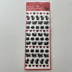 【平成シール】FUWA FUWA SEAL（黒猫）