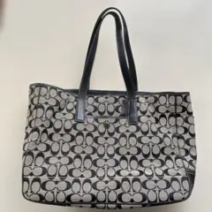 COACH シグネチャー トートバッグ ブラックのサムネイル