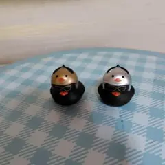 ヘルメットアヒル フィギュア 2体セット