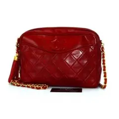 シャネル マトラッセ ラムスキン フリンジ チェーン ショルダ―バック