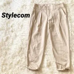 stylecom 東京スタイル　チノパン　膝下　ベージュ　綿混