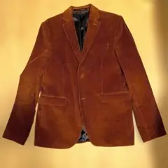 【値下げ】ZARA ブラウン コーデュロイ テーラードジャケット