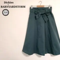 【美品】Dickies　バンヤードストーム　スカート　リボン　緑　グリーン　Mのサムネイル