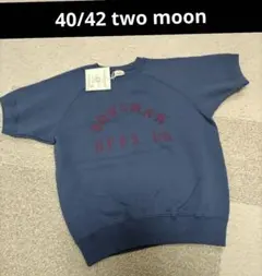 40/42 トゥームーン two moon 半袖スウエット ネイビー - メルカリ