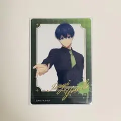 ブルーロック ばろばろカフェ 箔押しクリアフォトカード 潔世一