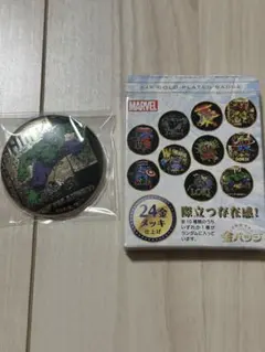 MARVEL 24金メッキ 金バッジ ハルクのサムネイル