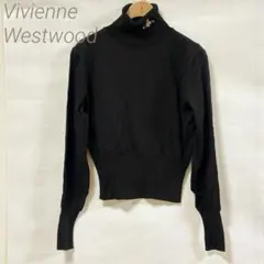 極美品 希少3 ヴィヴィアンウエストウッドレッドレーベル 長袖ニット ブラック 2025年最新】Vivienne Westwood RED LABEL レディース ニット