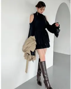 snidel コールドショルダーセットアップ