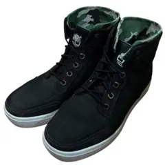 Timberland ブラック カモフラージュ ハイカット スニーカー 25.5