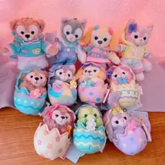 ダッフィー＆フレンズ カムファインドスプリング　ぬいぐるみバッジ