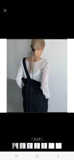 ワンショルダーラップオールインワン