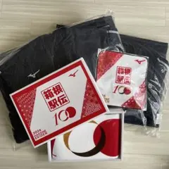 【非売品】第100回箱根駅伝　ミズノベンチコート・タオルセット