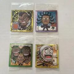 ワンピース　ウエハースシール　空島　4枚セット