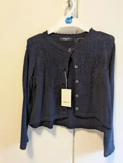 COMME CA ISM ネイビー カーディガン 120サイズ