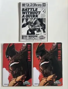 ヒロアカ原画展　オールマイト　来場者特典　マグネットステッカー